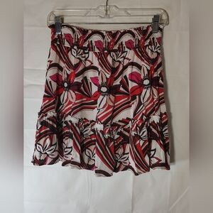 Anthropologie Floral Skirt